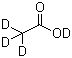 structure of CAS# 1186-52-3, Acetic acid