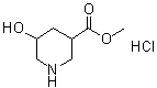 structure of CAS# 1186663-43-3, 5-羟基-3-哌啶羧酸甲酯盐酸盐