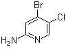 4-Bromo-5-chloro-2-pyridinamine molecular structure (CAS 1187449-01-9)