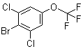 structure of CAS# 118754-55-5, 2-Bromo-1,3-dichloro-5-(trifluoromethoxy)benzene