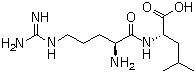 structure of CAS# 1188-24-5, L-Arginyl-L-leucine