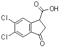 CAS # 1188151-00-9, 5,6-Dichloro-2,3-dihydro-3-oxo-1H-indene-1-carboxylic acid