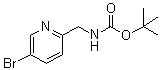 structure of CAS# 1188477-11-3, [(5-溴吡啶-2-基)甲基]氨基甲酸叔丁酯