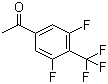structure of CAS# 1189359-39-4, 3',5'-Difluoro-4'-(trifluoromethyl)acetophenone