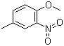 structure of CAS# 119-10-8, 4-Methyl-2-nitroanisole