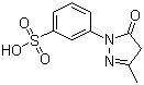 structure of CAS# 119-17-5, 1-(3-Sulfophenyl)-3-methyl-5-pyrazolone