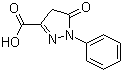 structure of CAS# 119-18-6, 5-Oxo-1-phenyl-2-pyrazolin-3-carboxylic acid