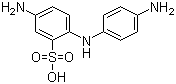 structure of CAS# 119-70-0, 5-Amino-2-[(4-aminophenyl)amino]benzenesulfonic acid
