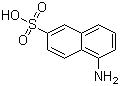 structure of CAS# 119-79-9, 5-Amino-2-naphthalenesulfonic acid