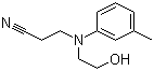 structure of CAS# 119-95-9, 3-[(2-Hydroxyethyl)(3-methylphenyl)amino]propionitrile