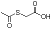 2-(乙酰基硫基)乙酸分子结构 (CAS 1190-93-8)