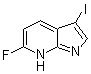 structure of CAS# 1190319-92-6, 6-氟-3-碘-1H-吡咯并[2,3-b]吡啶