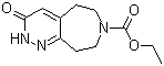 structure of CAS# 1190897-26-7, 2,3,5,6,8,9-Hexahydro-3-oxo-7H-pyridazino[3,4-d]azepine-7-carboxylic acid ethyl ester
