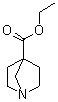 structure of CAS# 119102-24-8, 1-Azabicyclo[2.2.1]heptane-4-carboxylic acid ethyl ester