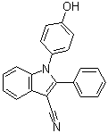 CAS 登录号：1191387-63-9, 1-(4-羟基苯基)-2-苯基-1H-吲哚-3-甲腈