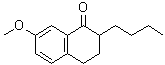 CAS 登录号：119229-12-8, 2-丁基-3,4-二氢-7-甲氧基-1(2H)-萘酮