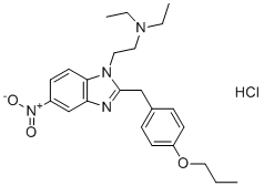 structure of CAS# 119276-01-6, Protonitazene hydrochloride