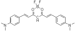 structure of CAS# 1193447-34-5, (T-4)-[(1E,6E)-1,7-Bis[4-(dimethylamino)phenyl]-1,6-heptadiene-3,5-dionato]difluoroboron
