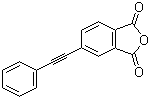 structure of CAS# 119389-05-8, 4-苯基乙炔基邻苯二甲酸酐
