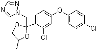 恶醚唑分子结构 (CAS 119446-68-3)
