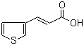 structure of CAS# 1195-52-4, 3-(3-Thienyl)acrylic acid