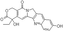 7-Ethyl-10-hydroxycamptothecin molecular structure (CAS 119577-28-5)
