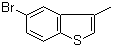 structure of CAS# 1196-09-4, 5-Bromo-3-methylbenzothiophene