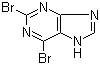 structure of CAS# 1196-41-4, 2,6-Dibromopurine