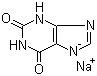 structure of CAS# 1196-43-6, Xanthine sodium salt