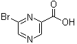 structure of CAS# 1196151-53-7, 6-Bromopyrazine-2-carboxylic acid
