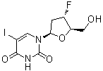 CAS # 119644-23-4, 2',3'-Dideoxy-3'-fluoro-5-iodouridine, DRE 368
