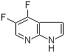 structure of CAS# 1196507-66-0, 4,5-二氟-1H-吡咯并[2,3-b]吡啶