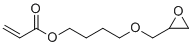 CAS # 119692-59-0, 4-(Oxiran-2-ylmethoxy)butyl acrylate