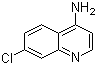 structure of CAS# 1198-40-9, 4-氨基-7-氯喹啉