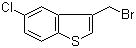 structure of CAS# 1198-51-2, 3-(Bromomethyl)-5-chlorobenzo[b]thiophene