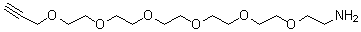 CAS 登录号：1198080-04-4, 3,6,9,12,15,18-六氧杂二十一碳-20-炔-1-胺