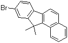 structure of CAS# 1198396-29-0, 9-Bromo-11,11-dimethyl-11H-benzo[a]fluorene