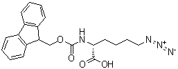 CAS 登录号：1198791-53-5, 6-叠氮基-N-[(9H-芴-9-基甲氧基)羰基]-D-正亮氨酸
