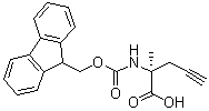 structure of CAS# 1198791-58-0, (2S)-2-[[芴甲氧羰基]氨基]-2-甲基-4-戊炔酸