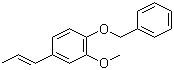 structure of CAS# 120-11-6, 1-苄氧基-2-甲氧基-4-丙烯基苯