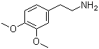 CAS # 120-20-7, 3,4-Dimethoxyphenethylamine, 2-(3,4-Dimethoxyphenyl)ethylamine, Homoveratrylamine, DMPEA