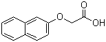 2-萘氧乙酸分子结构 (CAS 120-23-0)