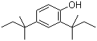 structure of CAS# 120-95-6, 2,4-二叔戊基苯酚