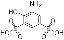 5-氨基-4-羟基-1,3-苯二磺酸分子结构 (CAS 120-98-9)