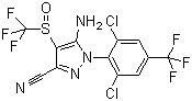 structure of CAS# 120068-37-3, Fipronil