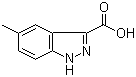 5-甲基吲唑-3-羧酸分子结构 (CAS 1201-24-7)