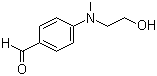 structure of CAS# 1201-91-8, N-Methyl-N-(2-hydroxyethyl)-4-aminobenzaldehyde