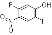 structure of CAS# 120103-18-6, 2,5-二氟-4-硝基苯酚