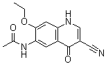structure of CAS# 1201080-09-2, N-(3-氰基-7-乙氧基-1,4-二氢-4-氧代-6-喹啉基)乙酰胺