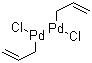 氯化烯丙基钯(II)二聚物分子结构 (CAS 12012-95-2)
